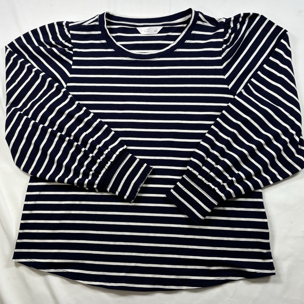 Laura Conrad Women's‎ Striped Shirt Size Large